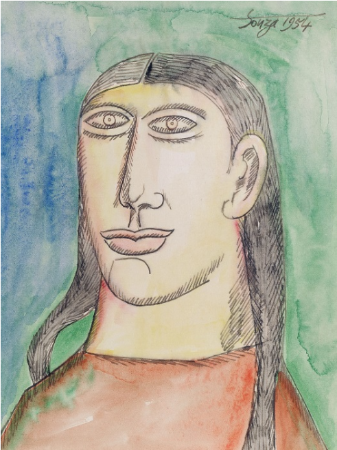 Souza6 - Sketch Clipart (1264x654), Png Download