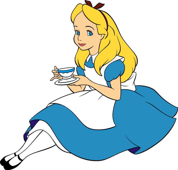 Alice Png Image - Alice In Wonderland Character Clipart Transparent Png (693x665), Png Download