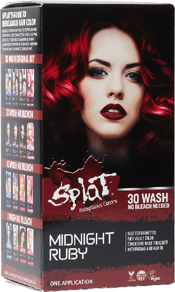 Splat 30 Wash No Bleach Semi-permanent Hair Dye Kit - Splat 30 Wash Hair Dye Clipart (700x700), Png Download