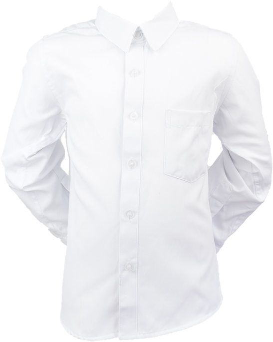 Formal Boys Shirt White 00-5 - Formal Shirt Png Clipart (750x750), Png Download