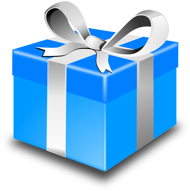 Birthday Present Graphics Present Gift Christmas Free - Present Clip Art - Png Download (670x720), Png Download