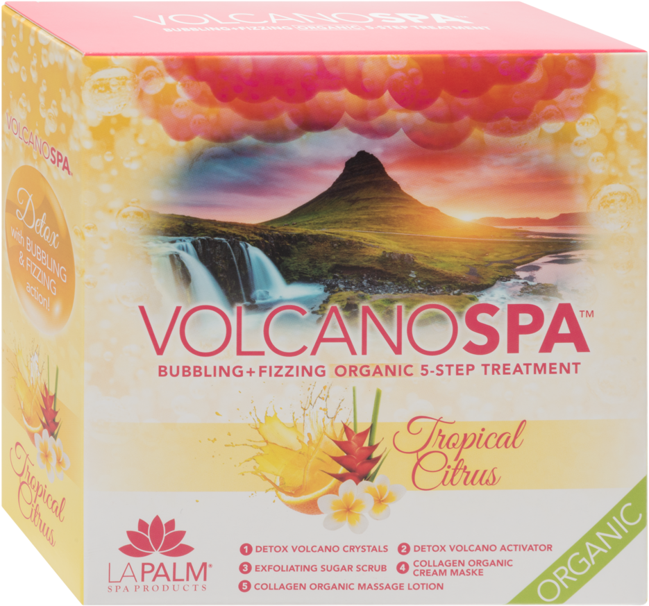 Volcano Spa Tropical Citrus - La Palm Volcano Spa Clipart (1024x1024), Png Download