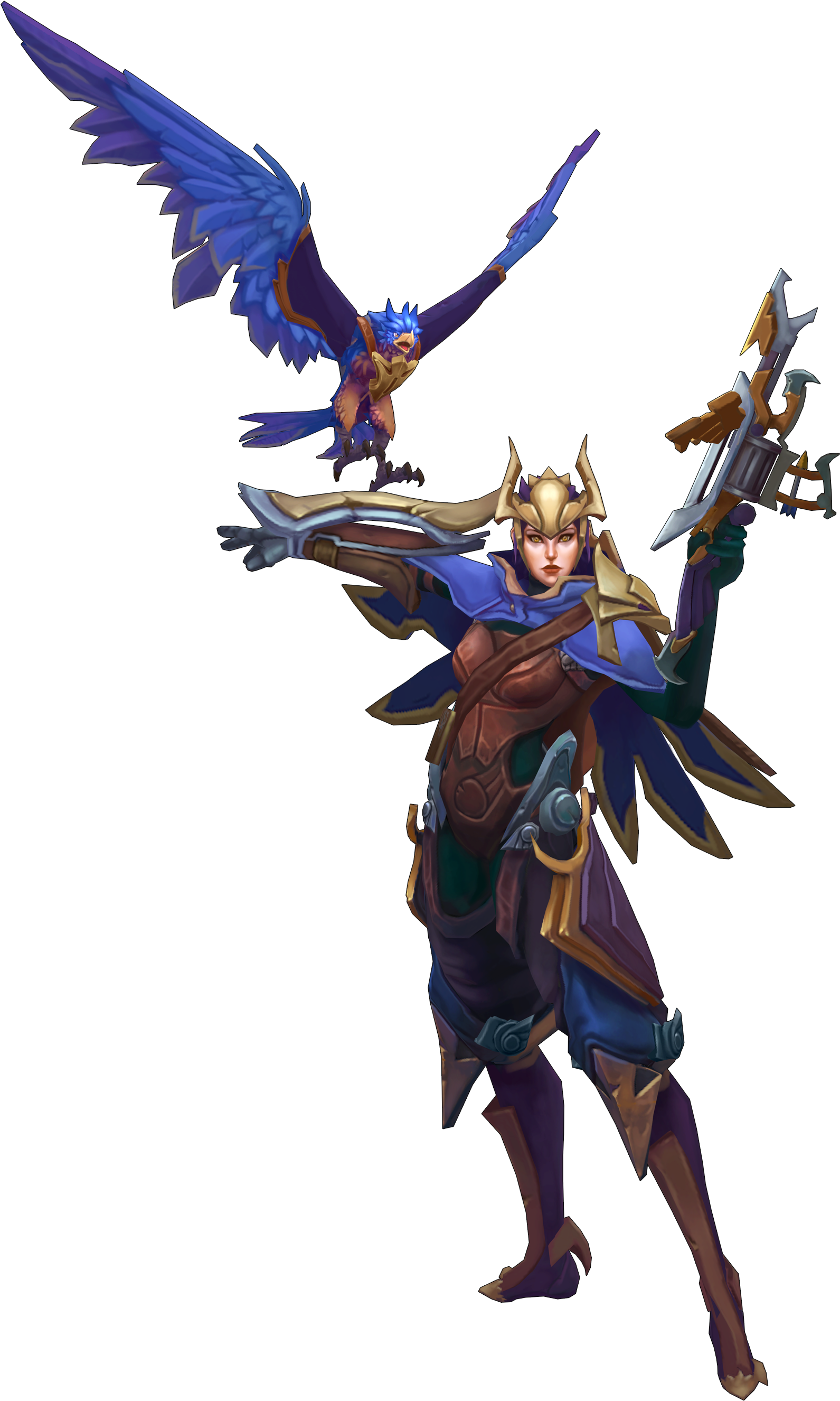 Quinn Rendu League Of Legends Heroes, Champions League - Quinn League Of Legends Clipart (1657x2707), Png Download