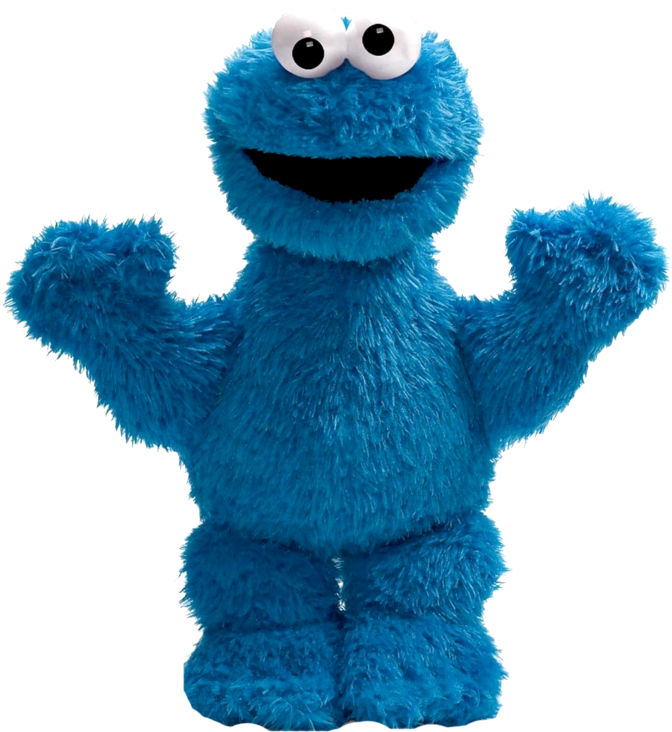Cookie Monster Plush Toy Sesame Street Toys , Png Download Clipart (951x1037), Png Download