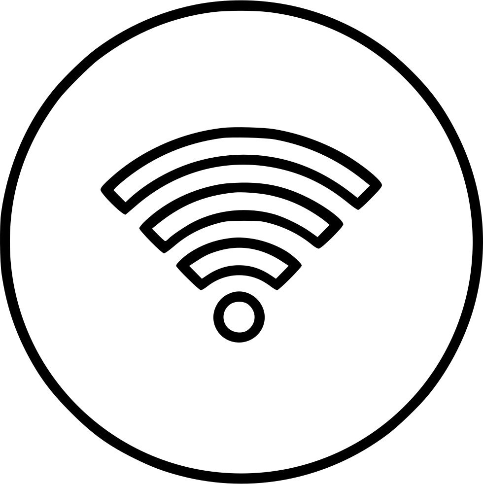 980 X 982 5 - Wi Fi Signal Png White Clipart (980x982), Png Download