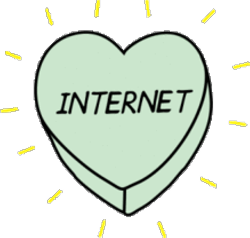 Heart Sticker - Internet Gif Transparent Clipart (1024x973), Png Download