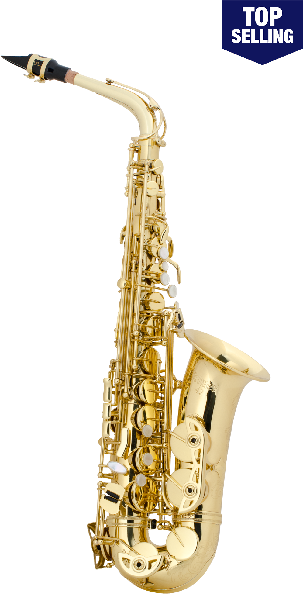 Henri Selmer Paris Alto Saxophone Clipart (1100x2000), Png Download