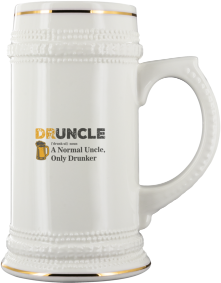 Druncle Beer Stein - Beer Stein Clipart (600x600), Png Download