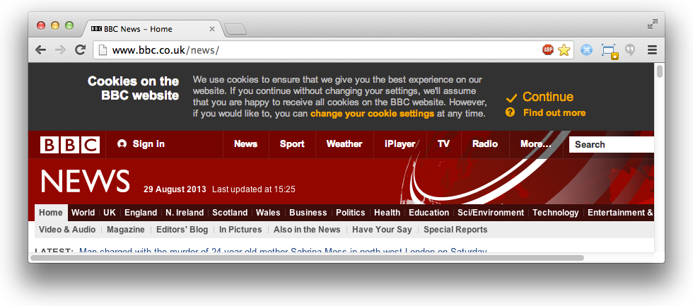 Images/bbcnews-cookies - Website Cookies Warning Clipart (980x433), Png Download