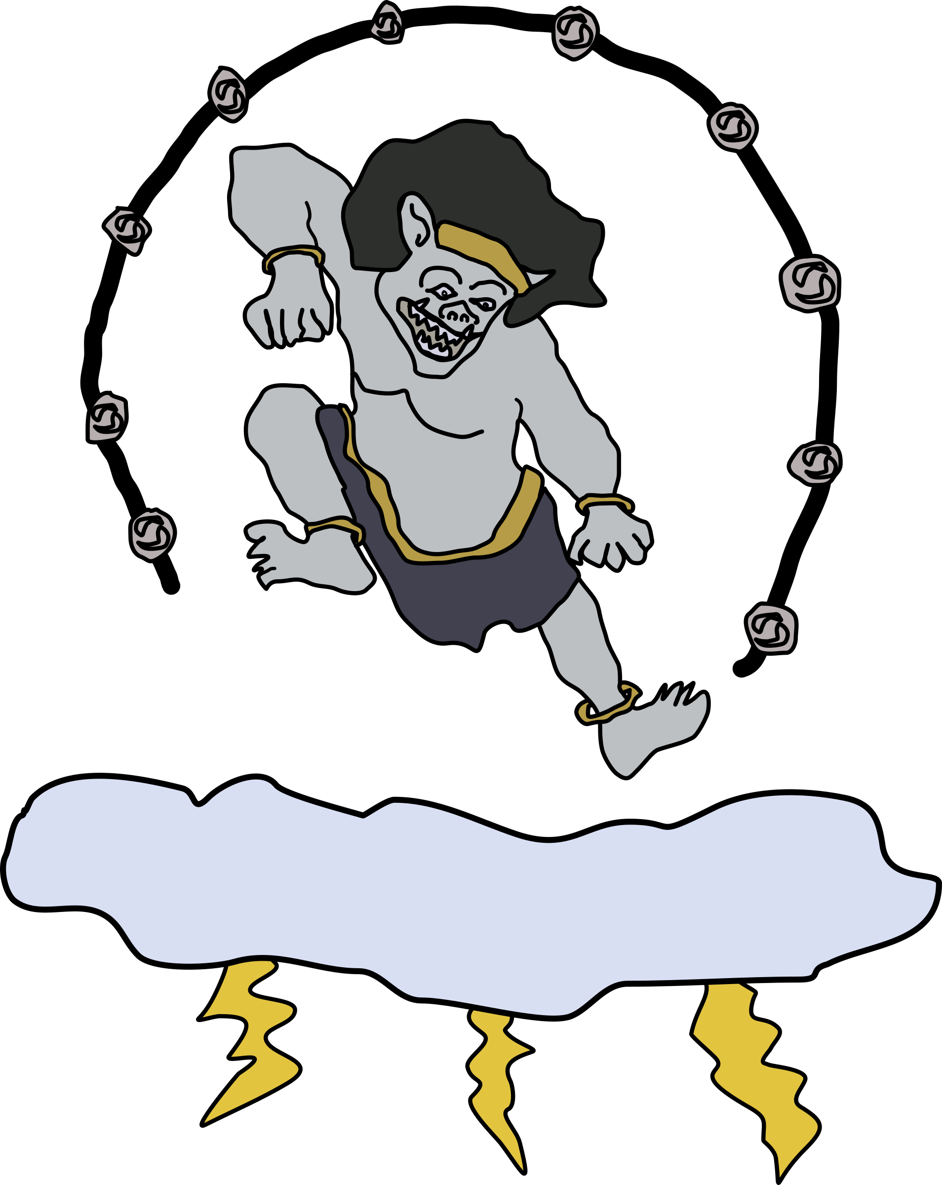 1908 X 2400 5 - Weather God Clipart (1908x2400), Png Download