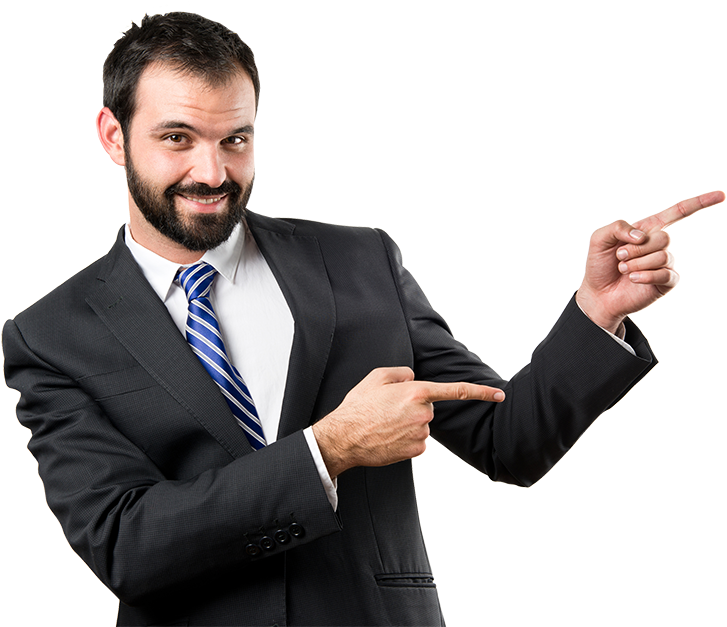 Source - - Businessman Pointing Png Clipart (800x735), Png Download
