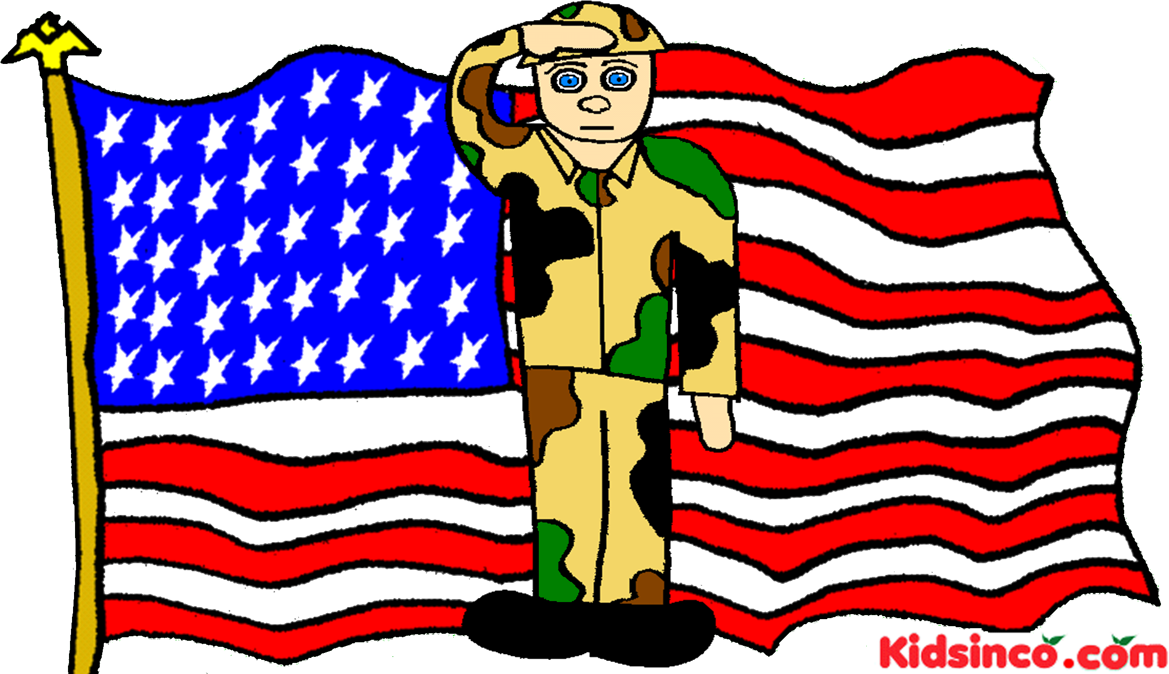 Graphic Memorial Day 2017 Clipart - American Soldier Clipart - Png Download (2341x1353), Png Download