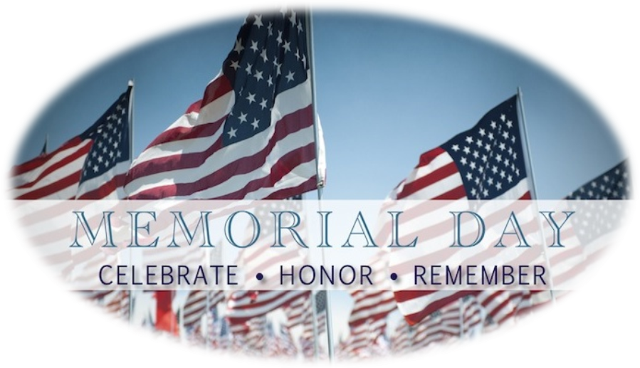 Honor Our Heroes Memorial Day Clipart (899x517), Png Download