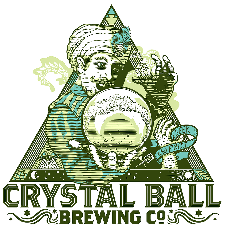 Can You Explain What Makes Crystal Ball Brewing Company - Crystal Ball Brewing Clipart (958x966), Png Download