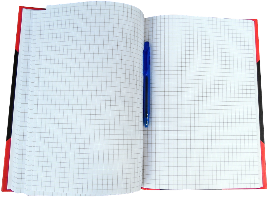 Notebook, Checkerboard, Lines, Colorful, Design - Book Clipart (960x712), Png Download
