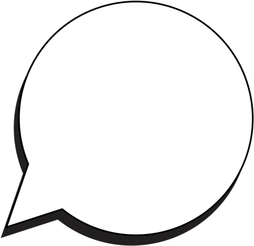 Download Comic Bubble Speech Clipart Png Photo - 512 X 512 White Transparent Png (850x824), Png Download