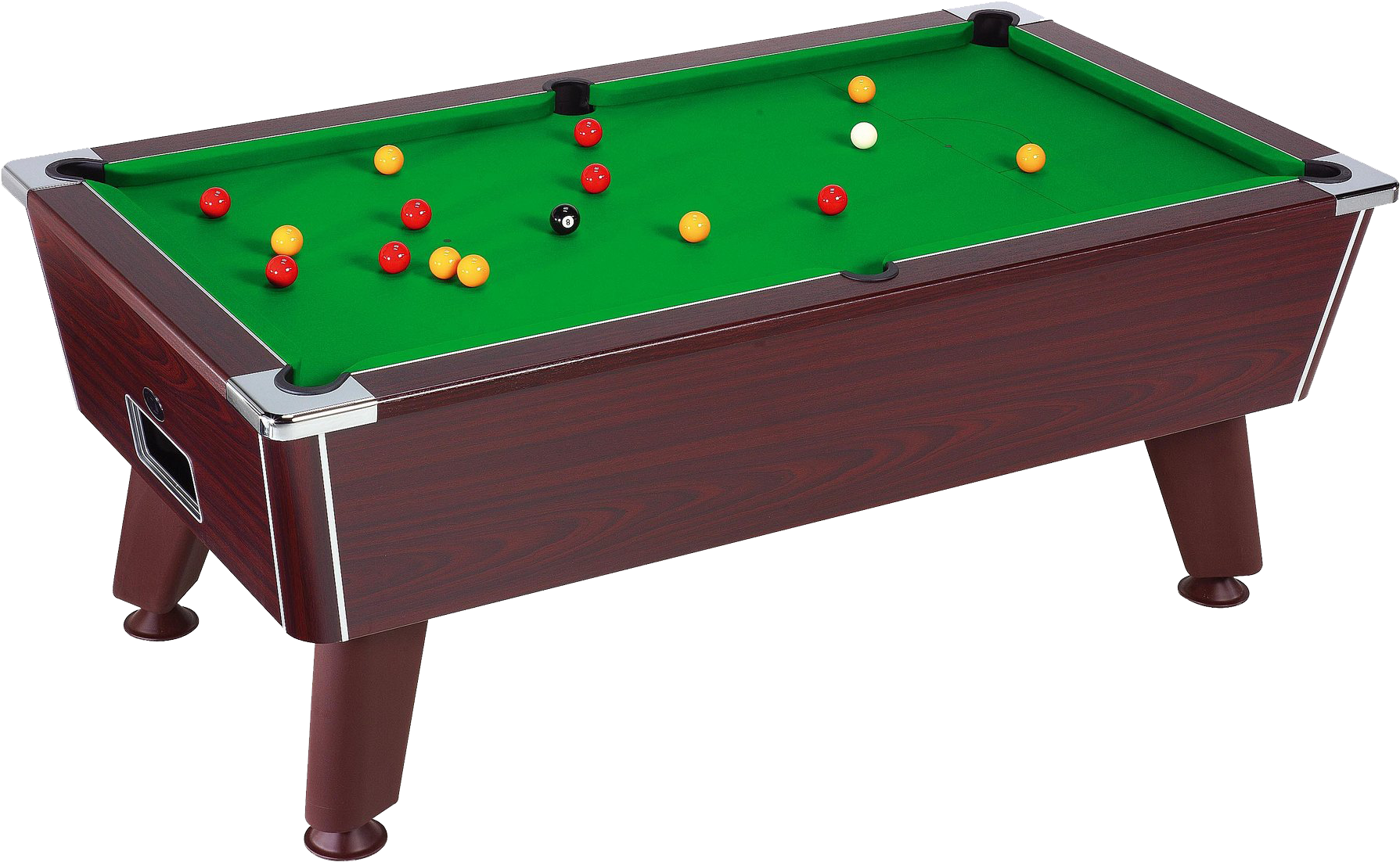Graphic Free Stock Pool Table Clipart - Billiard Tables Clip Art - Png Download (1826x1173), Png Download