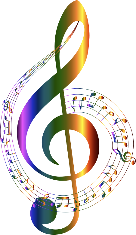 Treble Clef Related Keywords & Suggestions - Musical Note Clipart (452x782), Png Download