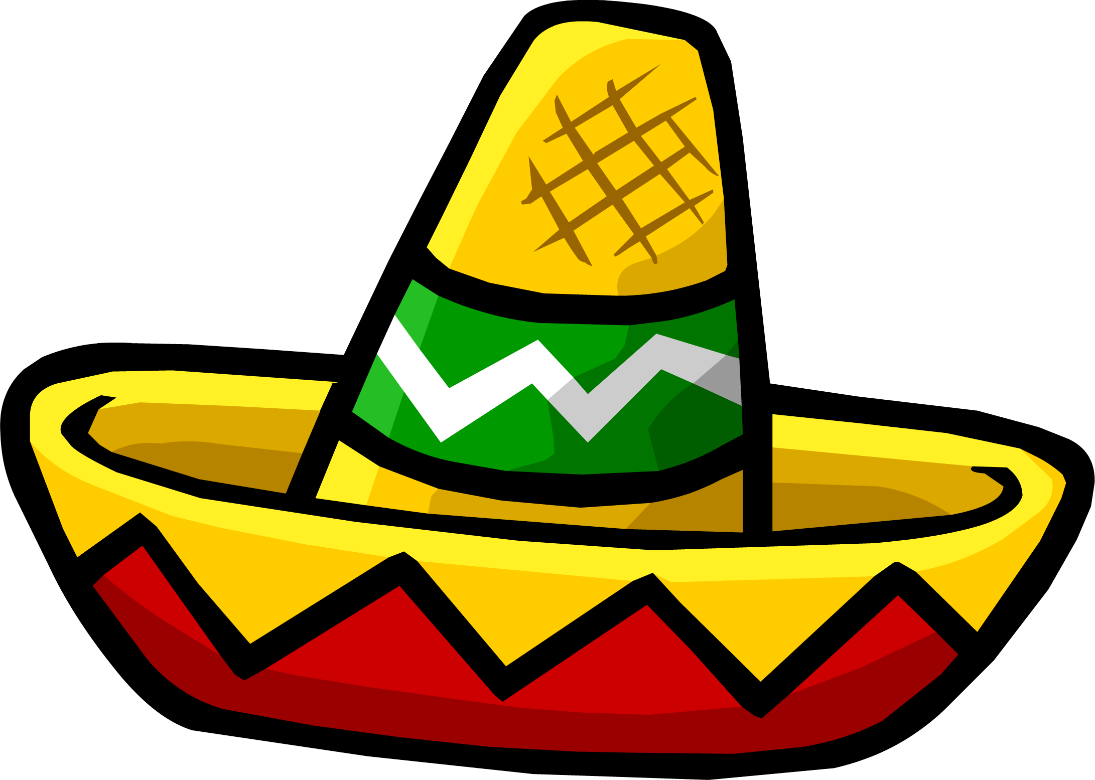 Sombrero Google Search Mexico Pinterest Sombreros - Clip Art Sombrero Hat - Png Download (2182x1555), Png Download