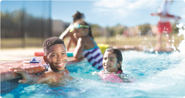 Fred Hampton Aquatic Center Safety Around Water Swim - Summer Camp Clipart (640x480), Png Download