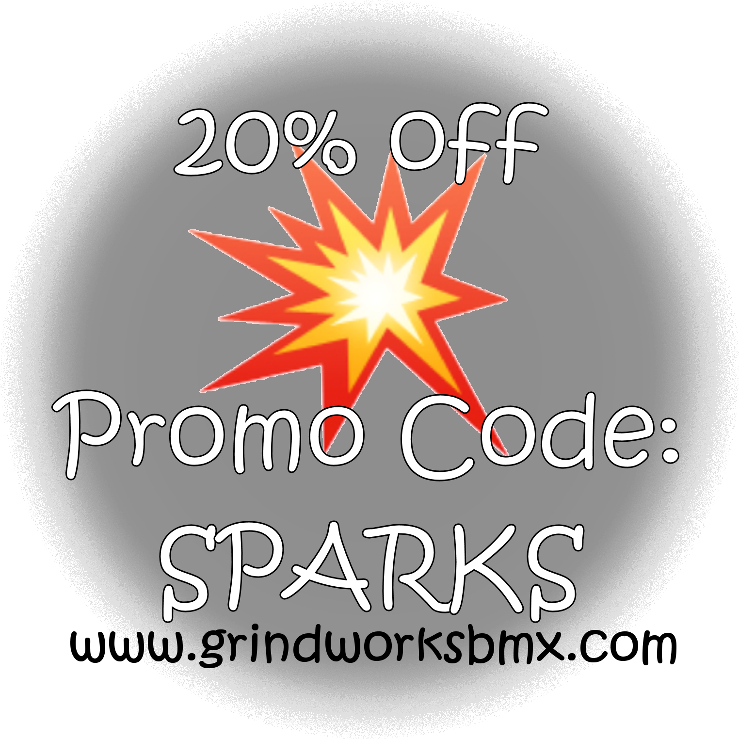 20% Off All Orders Use Promo Code Sparks At Checkout Clipart (1524x1524), Png Download