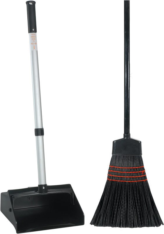 Broom Shovel - Clip Art Broom And Dust Pan - Png Download (800x800), Png Download