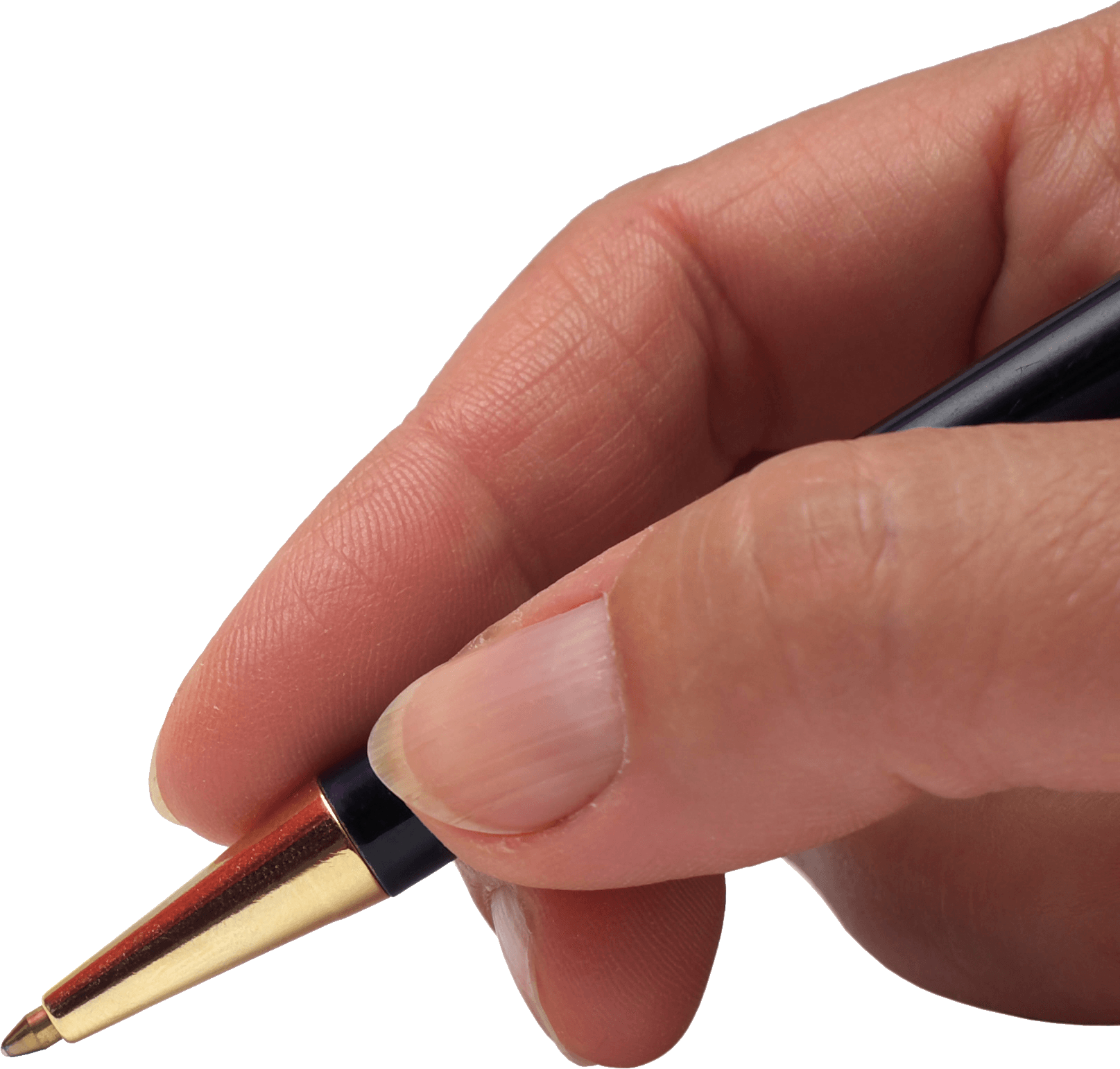 Download - Hand With Pen Png Clipart (1615x1542), Png Download