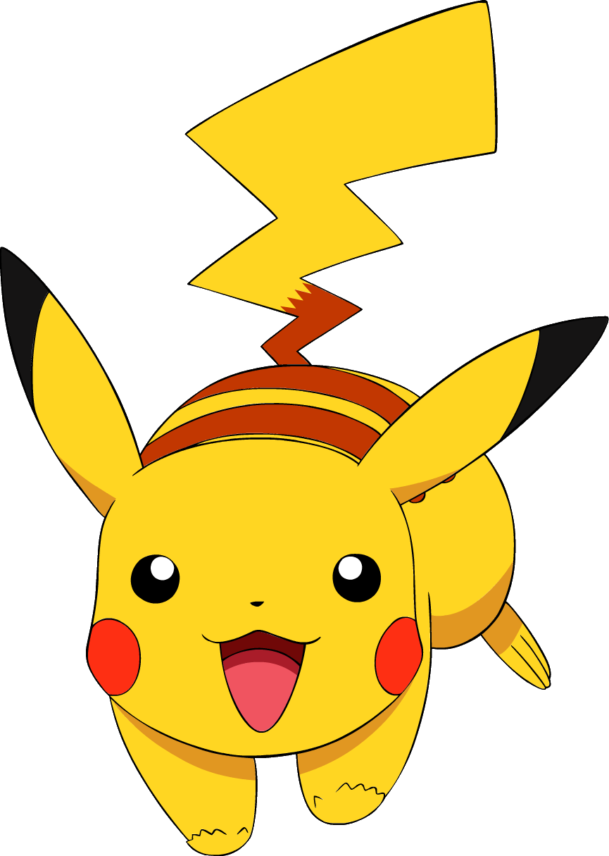 865 X 1215 10 - Pikachu Running Clipart - Large Size Png Image - PikPng.
