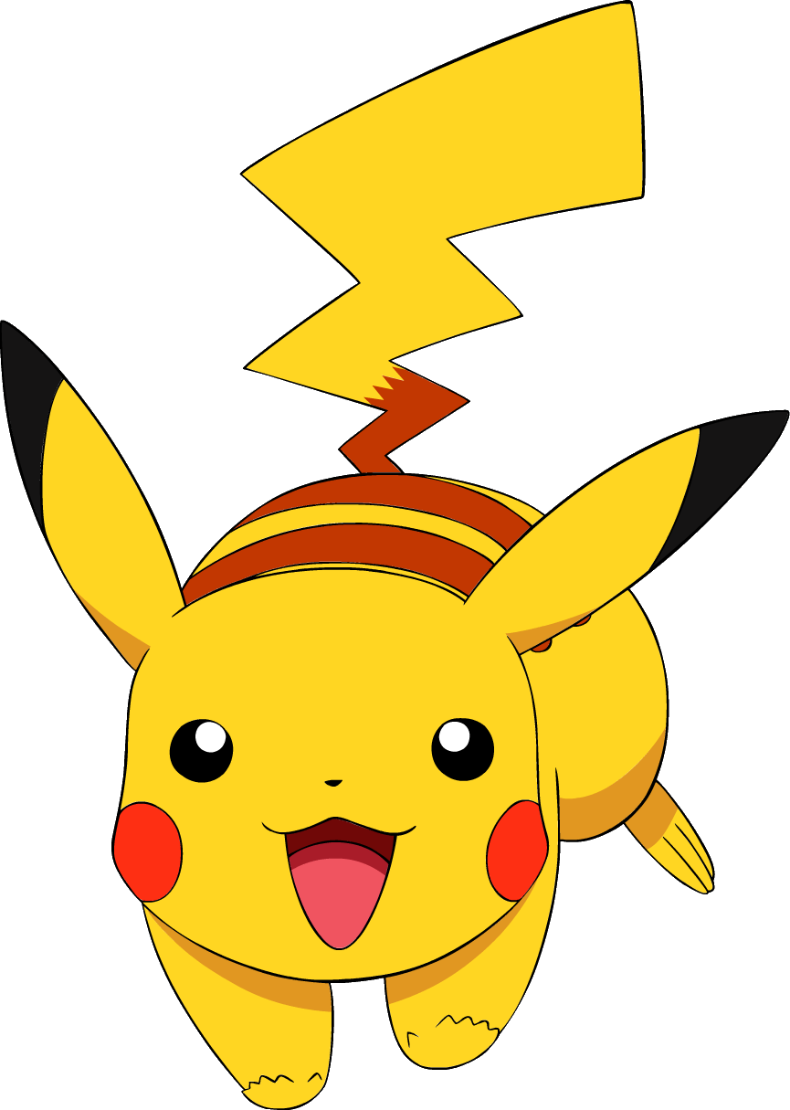 865 X 1215 10 - Pikachu Running Clipart (865x1215), Png Download