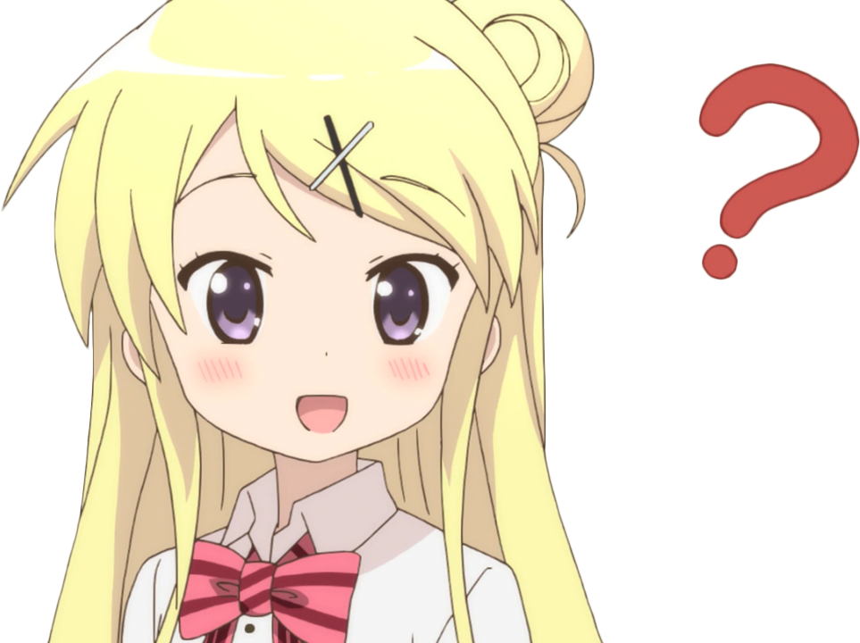 963 X 720 13 - Question Mark Anime Girl Gif Clipart (963x720), Png Download