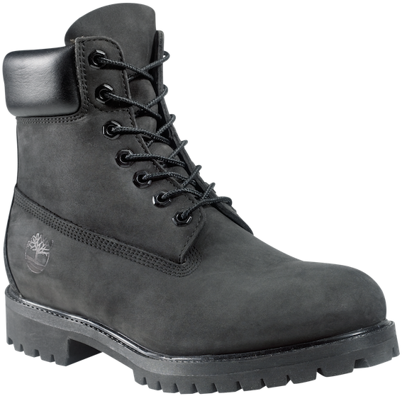 Timberland® Black Nubuck - Mens Hunter Commando Boots Clipart (600x600), Png Download