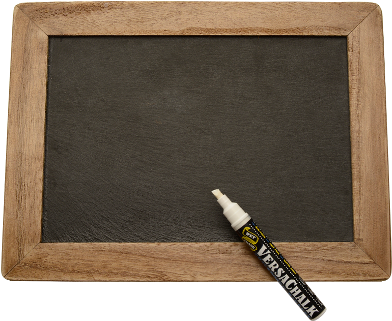 Chalkboard Transparent Rustic Wood Framed - Plywood Clipart (1000x1000), Png Download