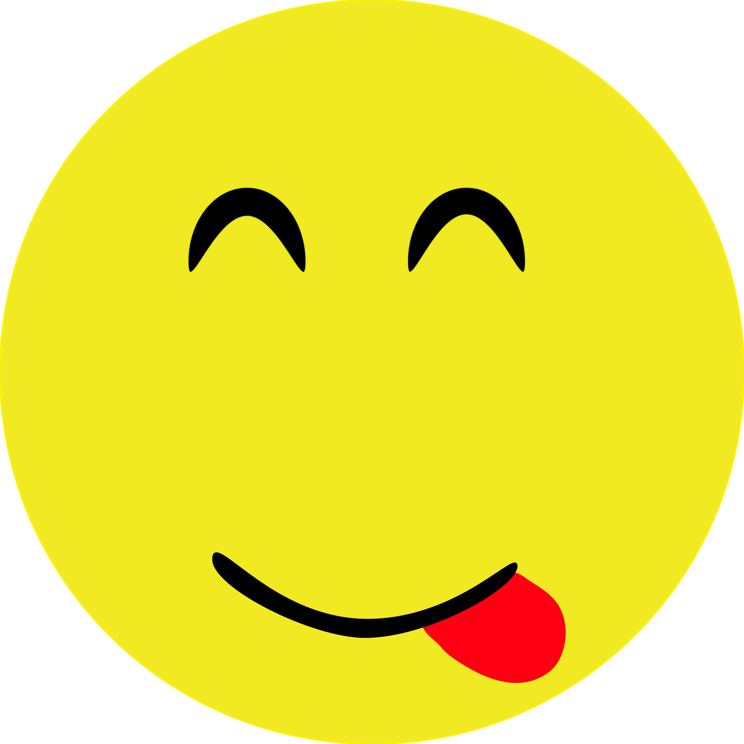 Vector Transparent Download Smiley Big Image Png - Transparent Yummy Clip Art (2400x2400), Png Download