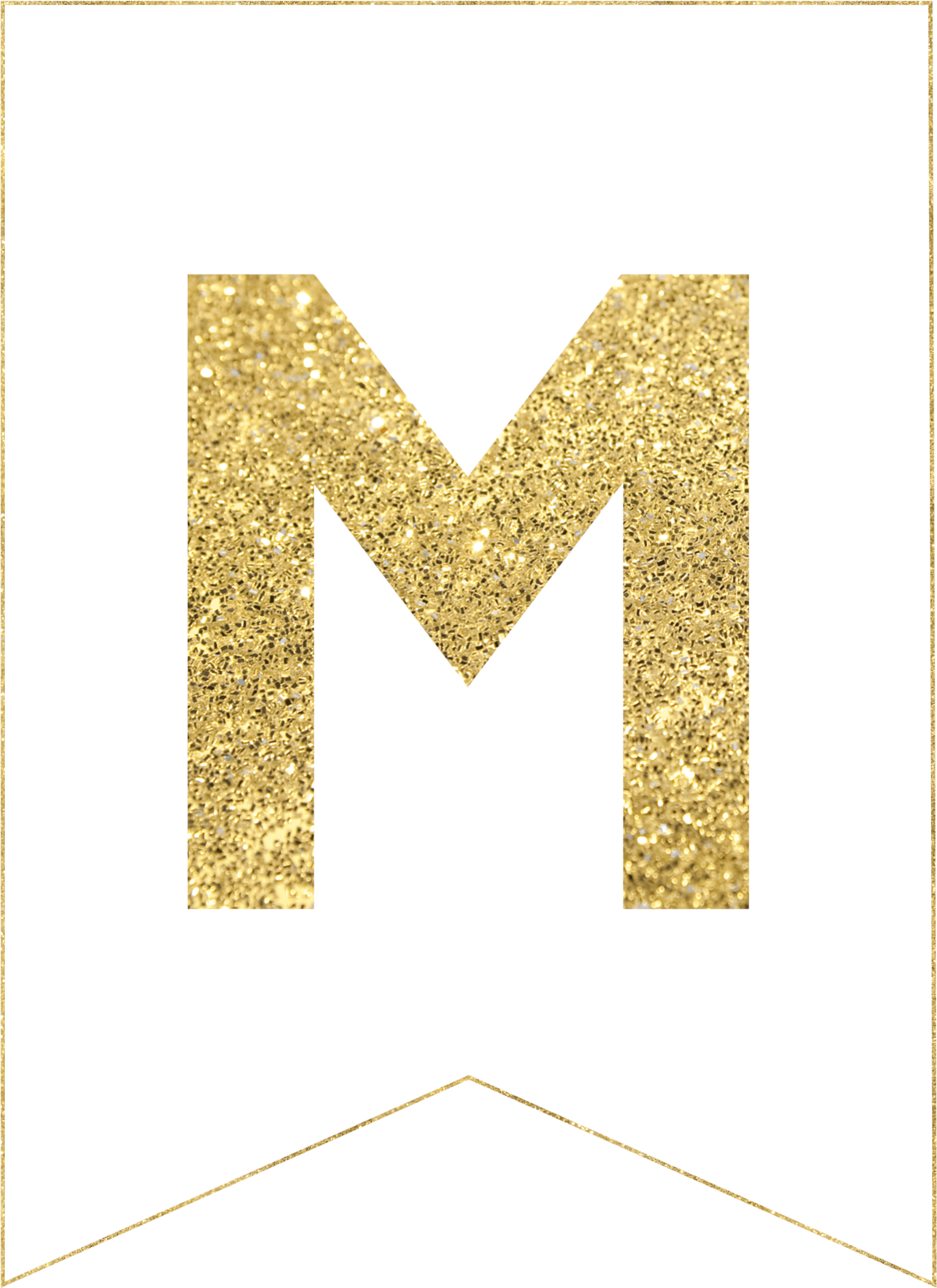 Graphic Royalty Free Banners Transparent Gold Glitter - Motif Clipart (768x1075), Png Download