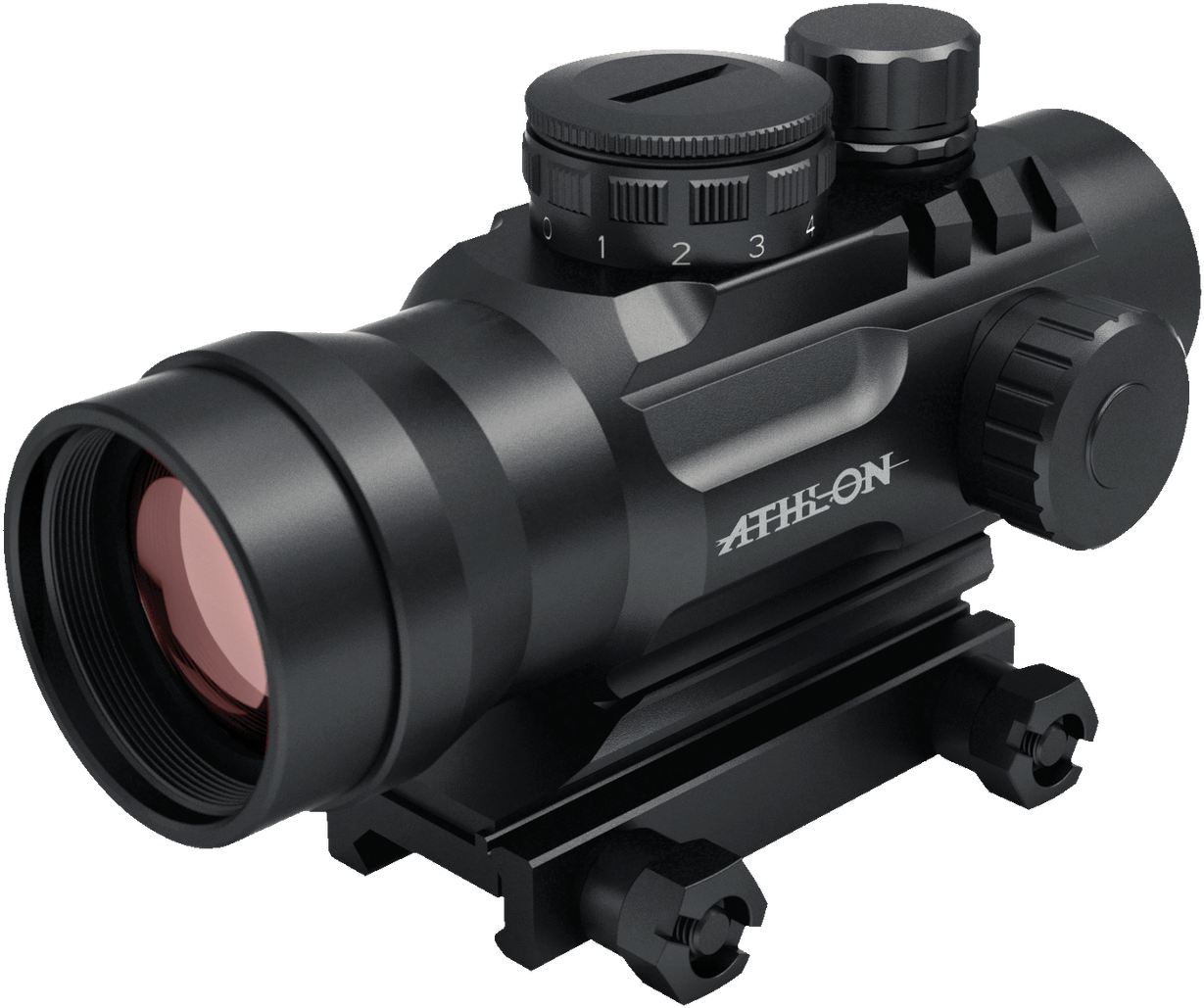 Midas Btr Rd12 - Athlon Optics Rd12 1x30 Red Dot Ard12 Reticle Clipart (1280x1280), Png Download