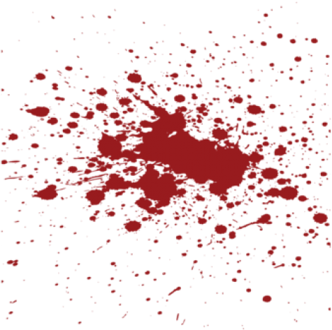 Blood Splatter Clipart (640x480), Png Download