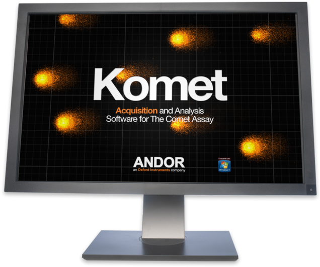 Komet 7 For The Comet Assay - Andor Technology Clipart (650x562), Png Download