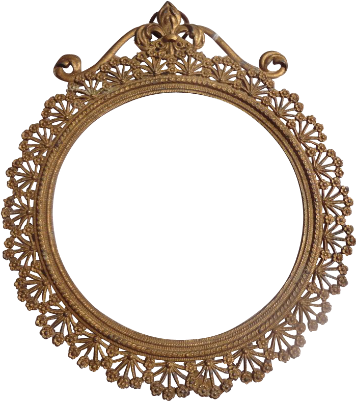 Fancy Oval Frame Clipart (699x787), Png Download