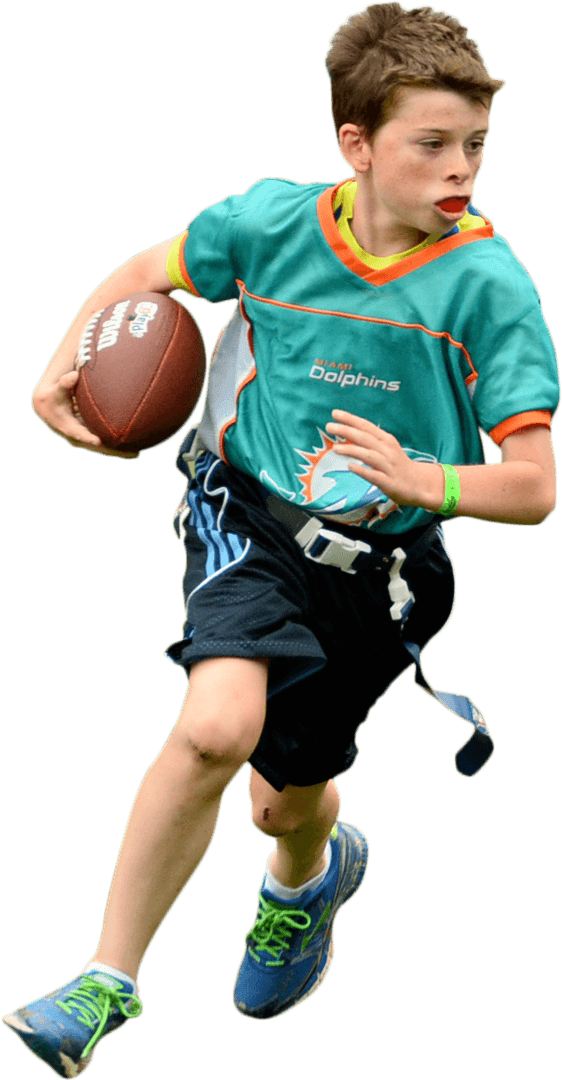 Youth Ffwct - Youth Flag Football Png Clipart (562x1080), Png Download