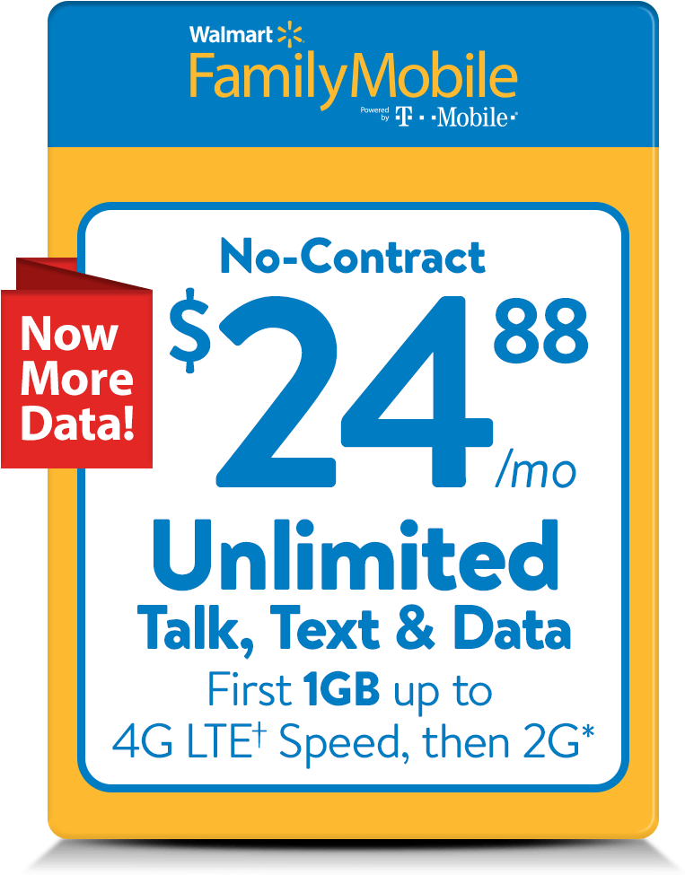 No Contract - Family Mobile Clipart (800x1132), Png Download