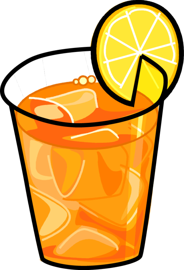 Iced Tea - Glass Of Tea Clipart - Png Download (547x800), Png Download