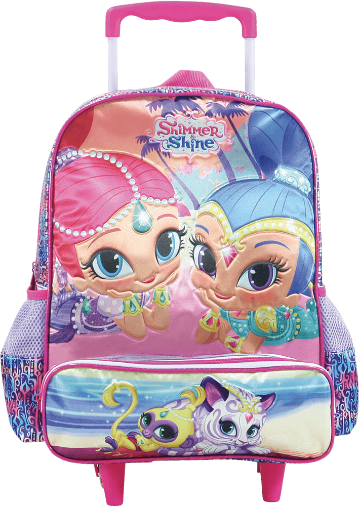 Mala Com Rodas 14 Shimmer & Shine Double Trouble - Shimmer And Shine Clipart (709x1000), Png Download