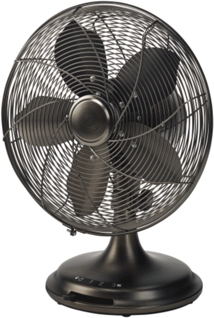 12 Inch Metallic Table Fan Ft30-14au - Ventilateur Sur Pied Rétro Clipart (1200x1200), Png Download