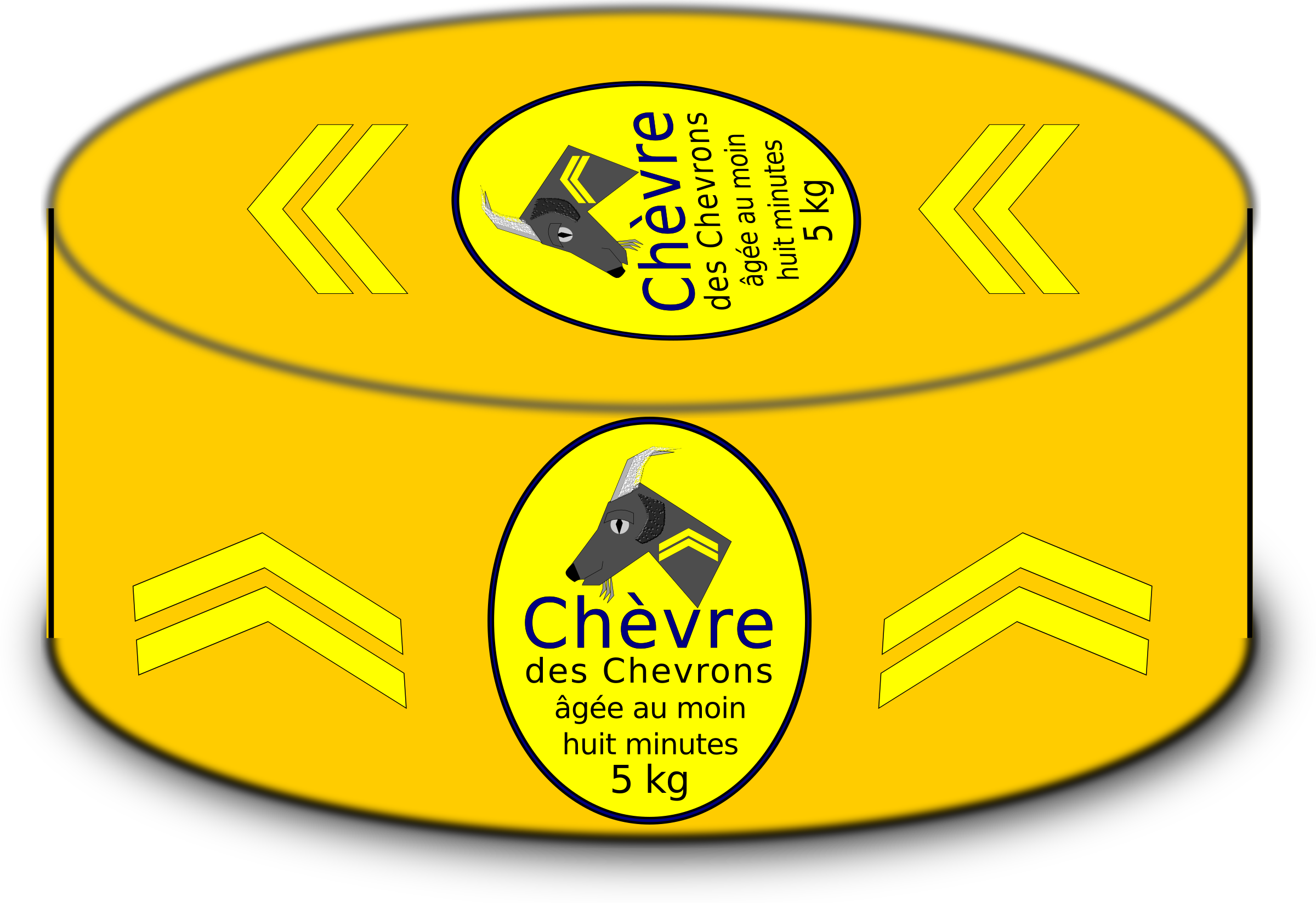 Cheese Wheel Png - Cartoon Clipart (2400x1647), Png Download