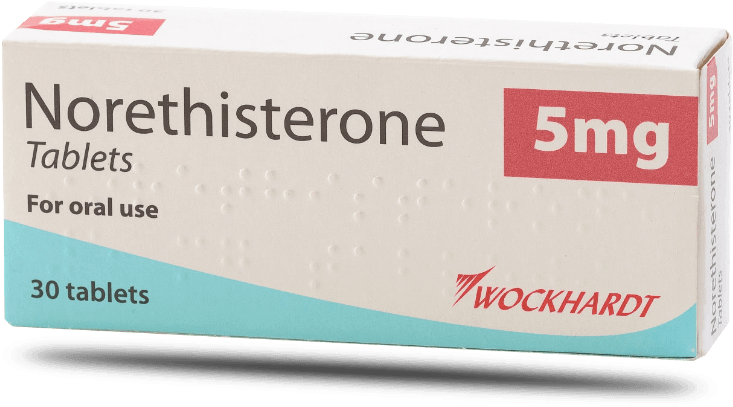 Norethisterone 5mg 60 Tablets - Norethisterone Tablets Bp 5mg Clipart (800x450), Png Download