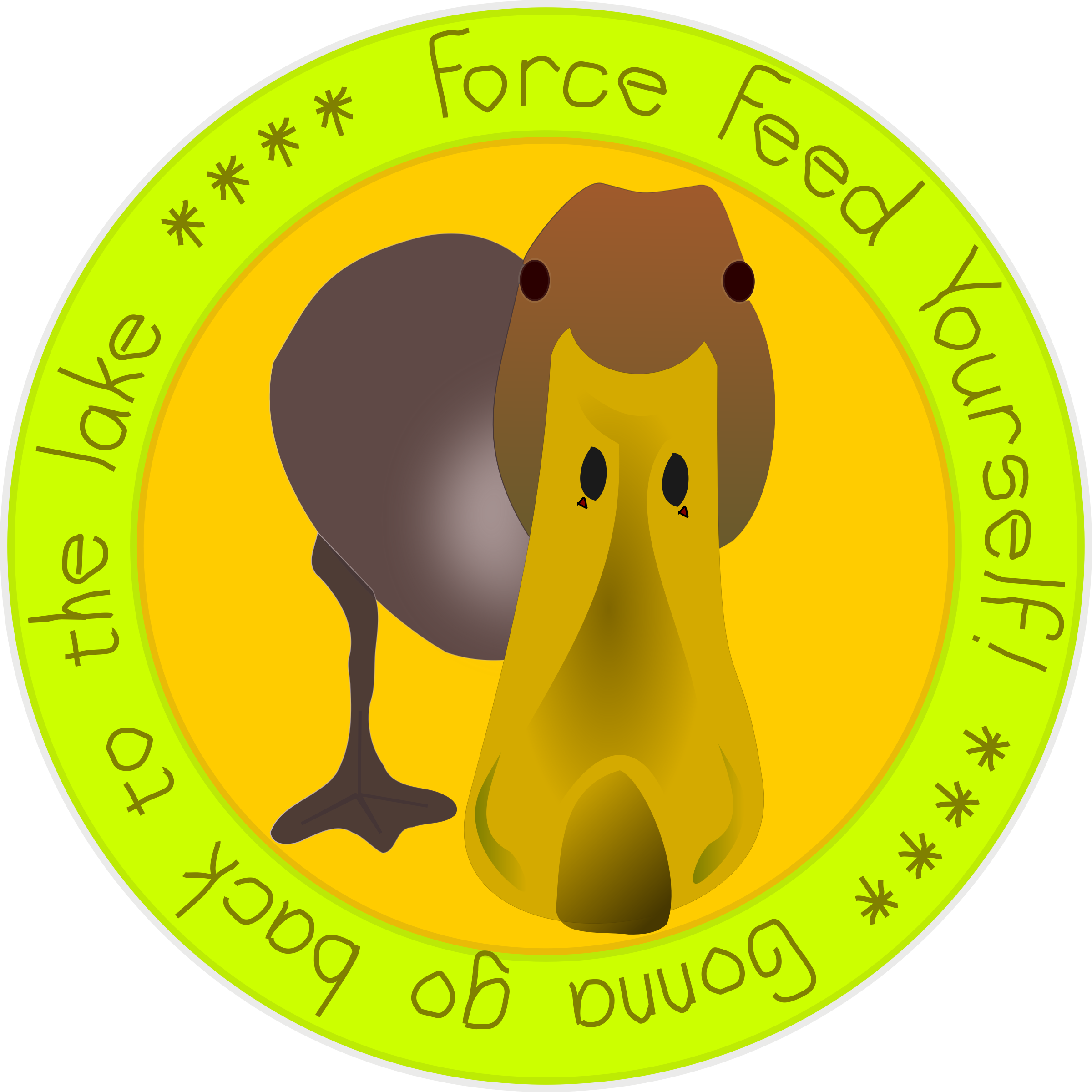 This Free Icons Png Design Of Force Feed Yourself Patch - Clip Art Transparent Png (2400x2400), Png Download
