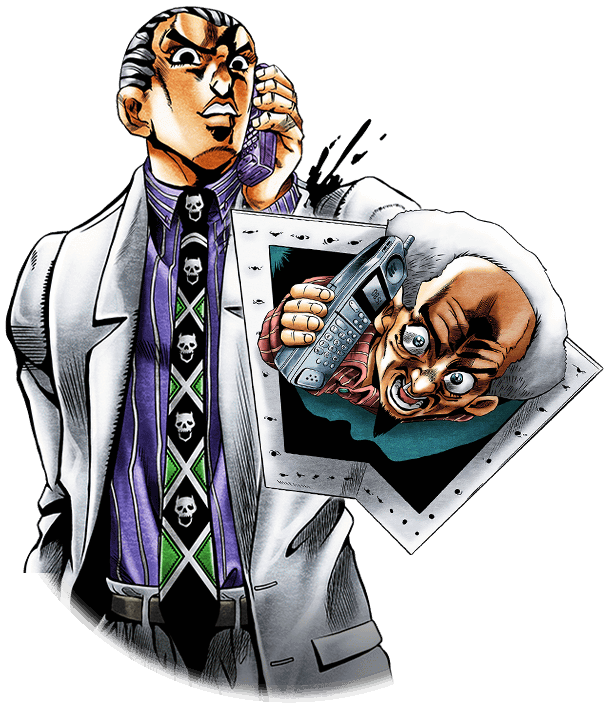 Unit Kosaku Kawajiri And Yoshihiro Kira , Png Download - Cartoon Clipart (608x703), Png Download