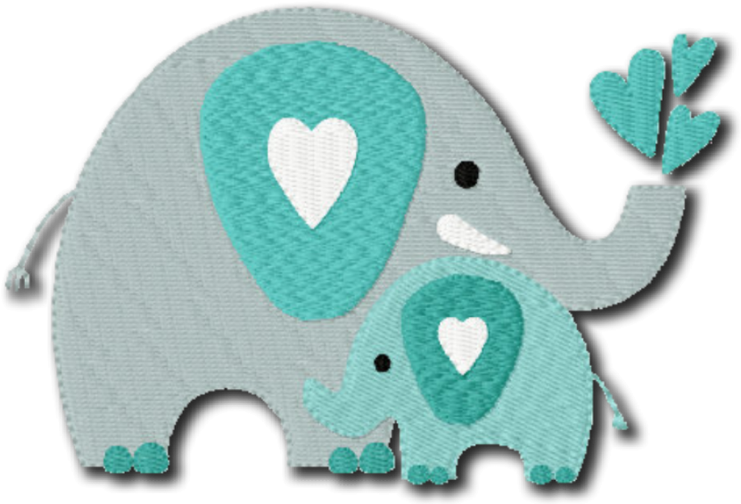 #teal #elephant #animals #babyshower #baby #decoration - Indian Elephant Clipart (852x593), Png Download