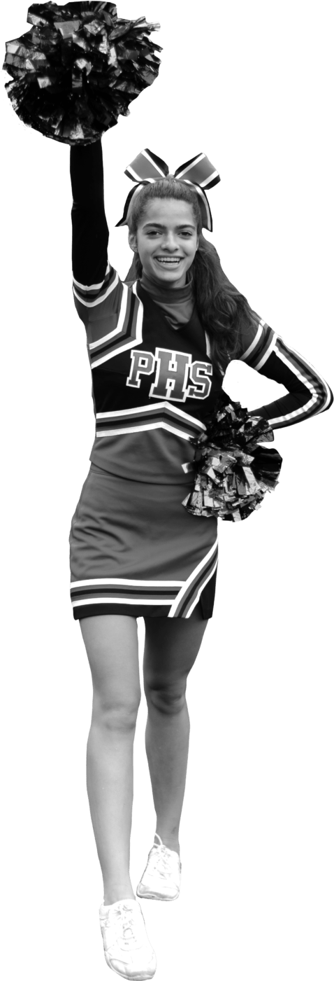 Athlete Of The Month - Pom-pom Clipart (927x1400), Png Download