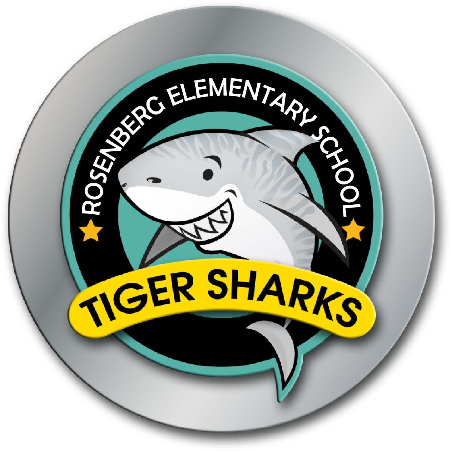 Rosenberg Elementary - Great White Shark Clipart (1501x1463), Png Download